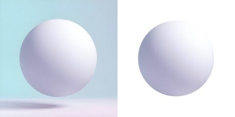  Isolated 3d smooth light blue aquamarine sphere, the ball on a transparent background and on a colored background. Use it for web design, graphic arts, and surreal compositions, bulleted list.
