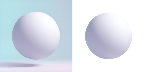  Isolated 3d smooth light blue aquamarine sphere, the ball on a transparent background and on a colored background. Use it for web design, graphic arts, and surreal compositions, bulleted list.