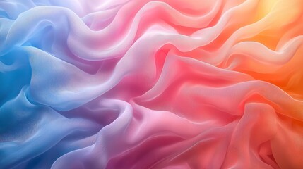 Obraz premium Flowing fabric, vibrant colors