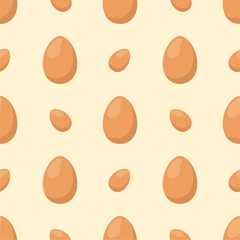 Seamless pattern with egg
