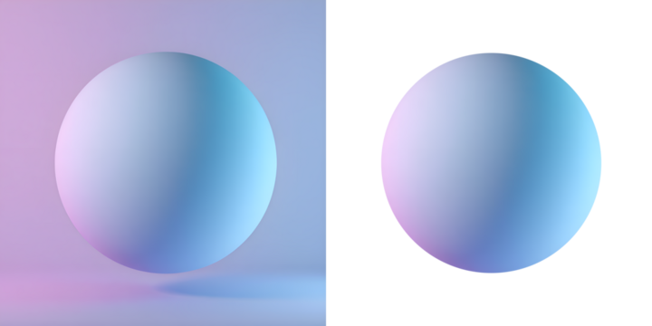  Isolated 3d smooth light blue aquamarine sphere, the ball on a transparent background and on a colored background. Use it for web design, graphic arts, and surreal compositions, bulleted list.