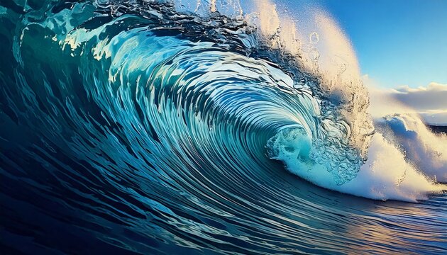 Generated image : rouleau de vague