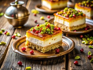 Indulge in creamy, dreamy Turkish Trilece: three milk cake perfection.  Recipe and stunning photography included.