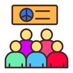 Demonstrator Icon Design