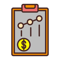 Financial Profit Icon Design