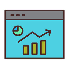 Market Analysis Icon Design