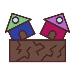 Earthquake Icon Design