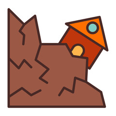 Landslide Icon Design