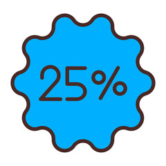 25 Sale Icon Design