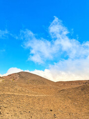 volcanic landscape in central Tenerife in the Canary Islands