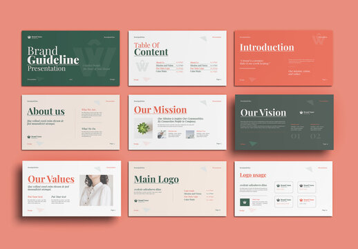 Brand Guideline Presentation Template