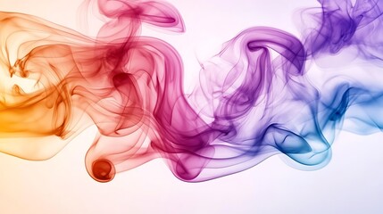 Fototapeta premium Abstract colorful smoke patterns