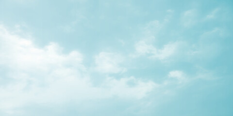 sunny sky blue light watercolor background. Aquarelle painting brush effect card paper textured canvas cloudy smoke space for text, entertaining card, template. aquamarine color graphics illustration