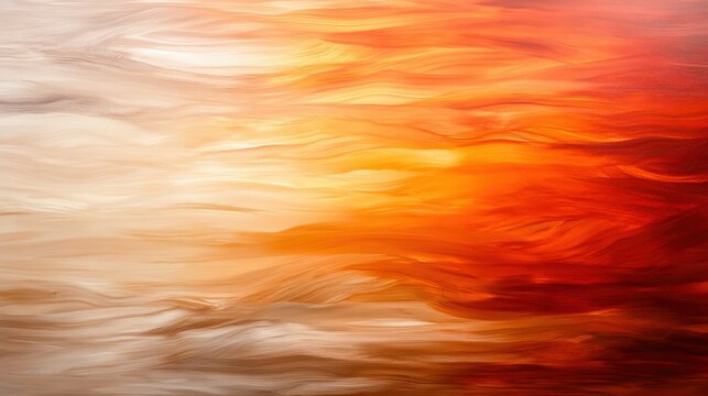 Dynamic sunset reflection tranquil lake abstract art serene atmosphere wide angle vivid colors