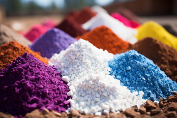 isolated white soil represents a blank canvas that is pure and simple, waiting to be filled with colors, forms, and life