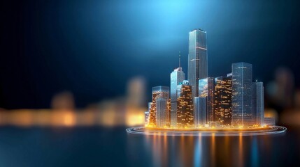 oil refinery at night