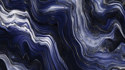 Obraz premium Abstract dark blue marble texture background