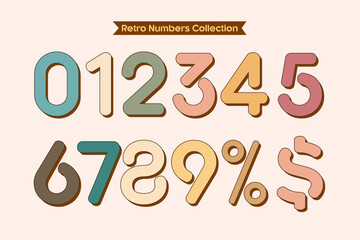 Retro numbers collection