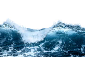 Ocean wave png border, transparent background