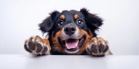 Obraz premium puppy with a ball