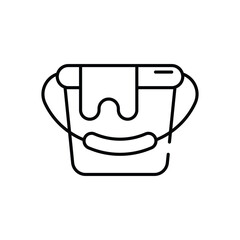 Paint Bucket vector icon stock illustration