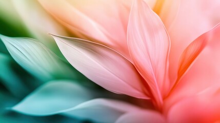 Fototapeta premium Vibrant flower bloom nature garden macro photography soft colors close-up beauty in detail