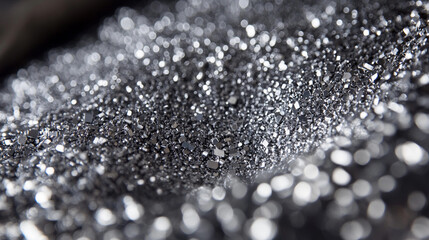 Close-up view of palladium metal manufacturing process Generative AI