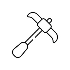 Pick axe vector icon stock illustration