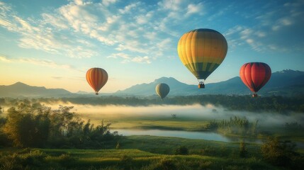 Obraz premium hot air balloon