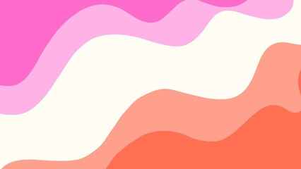 Cute abstract background of liquid pink and orange