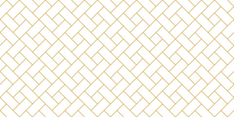 Seamless geometric pattern. Luxury abstract background with golden lines.