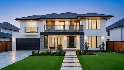 Stylish and Sophisticated Real Estate House Exterior Photography