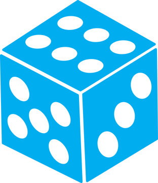 recommend clip art: Dice icon. Playing cube rolling dice vector isolated on transparent background. Dice, die for casino gambling art icon for apps and websites. Vector illustration.
