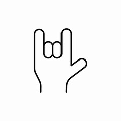 Obraz premium rock concert icon sign vector