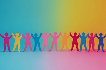 Diverse People Holding Hands Unity Togetherness