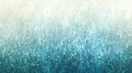 Abstract gradient with blue pixels design, background