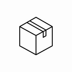 sealed package icon sign vector