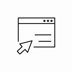 tab navigation icon sign vector