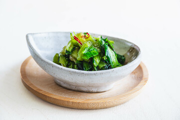 小松菜と塩昆布の浅漬け