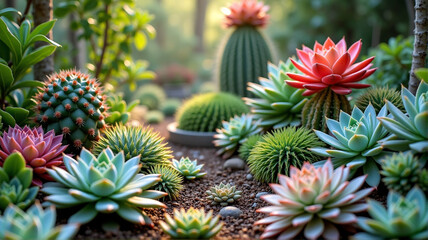 Fototapeta premium cactus in the garden