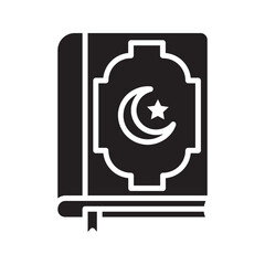 The Holy Quran icon symbol template for graphic and web design collection logo vector illustration