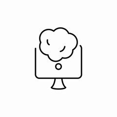 desktop creative platform icon sign vector
