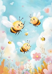 bee and flower