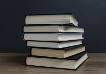 A stack of books