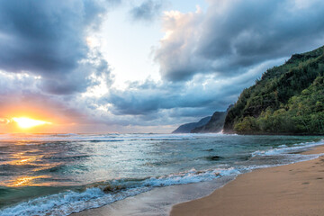 Aerial view of Boracay Island, Western Visayas, Philippines