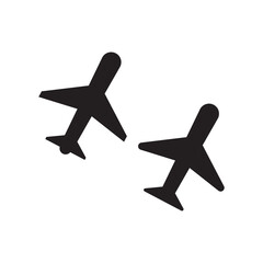 simple airplane icon 
