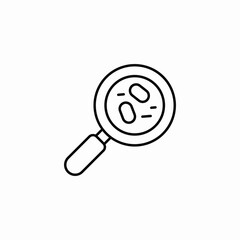 microorganism view icon sign vector