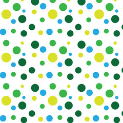 Vibrant Polka Dot Pattern design, 