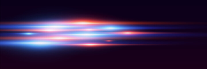 Dynamic movement with the speed of light. For banner or poster design. Vector EPS10.