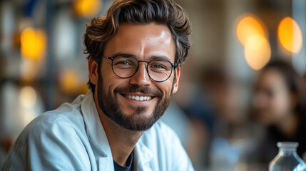 High school chemistry teacher encouraging students, explaining the applications of chemistry in medicine and technology